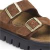 Birkenstock Arizona Chunky Suede Leather - Dark Tea